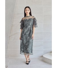niana/ニアナ niana 【低身長用サイズあり】フラワーラメ刺繍レースドレス 結婚式 成人式 二次会 同窓会 入学式 卒業式 パーティードレス オケージョンドレス お/508448510