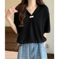 miniministore/ミニミニストア miniministore Vネックポロ襟カットソー レディース夏服/508448931