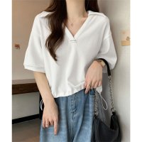 miniministore/ミニミニストア miniministore Vネックポロ襟カットソー レディース夏服/508448931