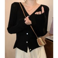 miniministore/ミニミニストア miniministore ニットカーディガンVネックニットトップス/508448938