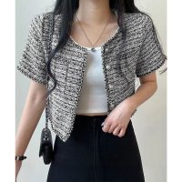 miniministore/ミニミニストア miniministore ツイード風ジャケットノーカラージャケット/508448939