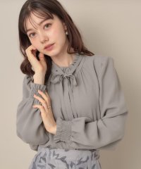 Couture Brooch/クチュール ブローチ Couture Brooch タイ付きピコフリルブラウス/508448985