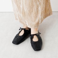 HIMIKO/ヒミコ 卑弥呼 ギャザーリボンパンプス/651317/508449017