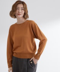 grove/グローブ grove スリーブディテールドロップショルダーニット/508449336