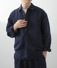 ITEMS URBAN RESEARCH/Linen Blend Pullover Shirts/508449361