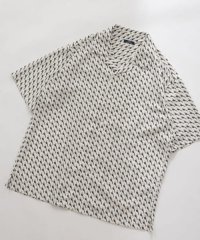 ITEMS URBAN RESEARCH/ジオメトリックプリントオープンカラーシャツA/508449362