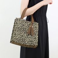Aletta vita/アレッタ ヴィータ Aletta vita タッセル付プリント柄トートバッグ/508449456