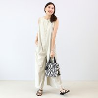 Aletta vita/アレッタ ヴィータ Aletta vita シワ加工バックスリットサロペット/508449457