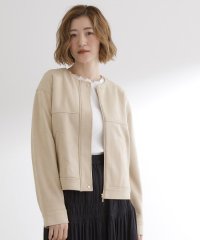 grove/グローブ grove スエードライクノーカラージップブルゾン/508449578