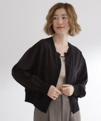 grove/グローブ grove 布帛ドッキングジップカーディガン/508449584