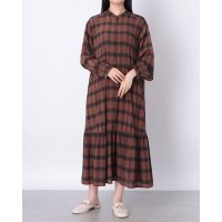 Sensounico/センソユニコ Sensounico and hue tiered check ワンピース/508449729