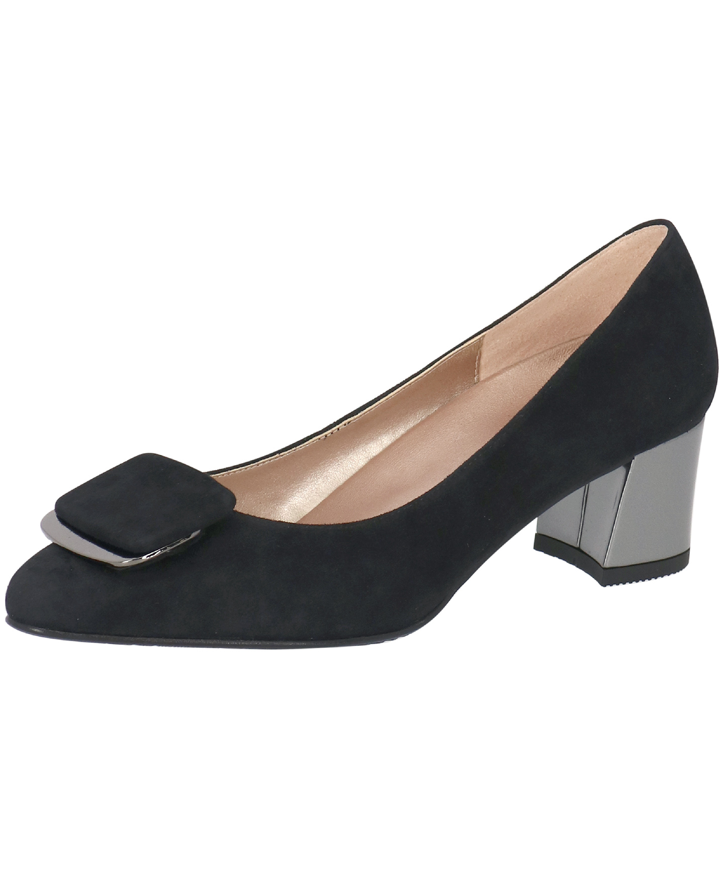 Darich DDモチーフベロアヒールパンプス ブラック L Darich DDモチーフベロアヒールパンプス ブラック L （SHOES