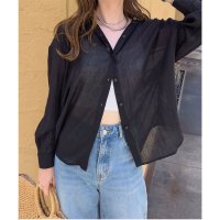 KOBE LETTUCE/コウベレタス KOBE LETTUCE [ Petitle / プチレ ] シアーガーゼロングシャツパーカー【プチ】 [C7607]/508449877