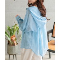KOBE LETTUCE/コウベレタス KOBE LETTUCE [ Petitle / プチレ ] シアーガーゼロングシャツパーカー【プチ】 [C7607]/508449877