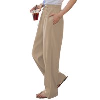 KOBE LETTUCE/コウベレタス KOBE LETTUCE ウエストリボンリラックスワイドパンツ【プチ】 [M4264]/508449888