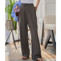 KOBE LETTUCE/コウベレタス KOBE LETTUCE ウエストリボンリラックスワイドパンツ [M4264]/508449895