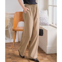 KOBE LETTUCE/コウベレタス KOBE LETTUCE ウエストリボンリラックスワイドパンツ [M4264]/508449895