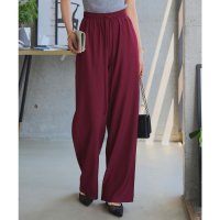 KOBE LETTUCE/コウベレタス KOBE LETTUCE ウエストリボンリラックスワイドパンツ [M4264]/508449895
