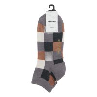 COMME CA MEN/コムサメン COMME CA MEN コムサメン ブロックチェック柄 アンクル丈ソックス/508449977