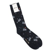 COMME CA MEN/コムサメン COMME CA MEN コムサメン 宇宙柄 クルー丈ソックス/508449980