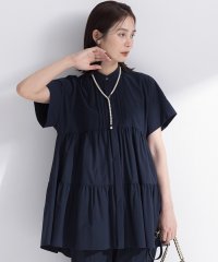 KUMIKYOKU（LARGE SIZE）/【接触冷感】スーパーライトストレッチティアード ブラウス/508450915