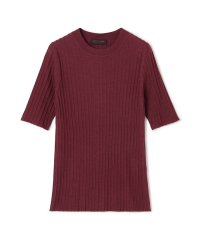 TOMORROWLAND collection/カシミヤシルクリブ ハーフスリーブプルオーバー/503475978