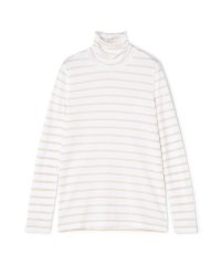 GALERIE VIE/パウダーコットン タートルネックプルオーバー/506735263