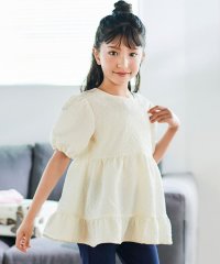 BeBe/フクレジャガードフリルパフスリーブブラウス(90~160cm)/508408261