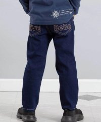 BeBe/ストレッチジョグデニムバックステッチロゴロングパンツ(90~160cm)/508408264