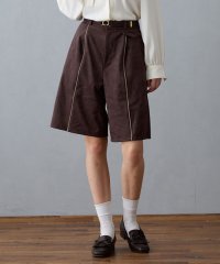 NICOLE CLUB/パイピングハーフパンツ/508418960