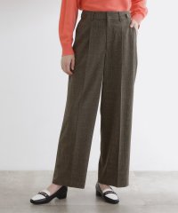 grove/グローブ grove ウエストタブチェックワイドパンツ/508450493