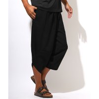 LUXSTYLE/ラグスタイル LUXSTYLE リネンサルエルパンツ/バルーンパンツ ハロンパンツ アラジンパンツ イージーパンツ メンズ 麻 リネン 7分丈 クロップド丈 大/508451225