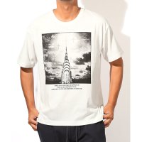 LUXSTYLE/ラグスタイル LUXSTYLE メタルラインストーンフォトプリント半袖Tシャツ/トップス クルーネック フォトプリント メタル ラインストーン ニューヨーク N/508451227