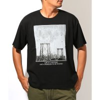 LUXSTYLE/ラグスタイル LUXSTYLE メタルラインストーンフォトプリント半袖Tシャツ/トップス クルーネック フォトプリント メタル ラインストーン ニューヨーク N/508451227