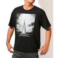 LUXSTYLE/ラグスタイル LUXSTYLE メタルラインストーンフォトプリント半袖Tシャツ/トップス クルーネック フォトプリント メタル ラインストーン ニューヨーク N/508451227