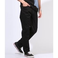 LUXSTYLE/ラグスタイル LUXSTYLE ワイドストレッチデニムパンツ/ストレッチ 伸縮性 大きいサイズ カジュアル ユーズド加工 色落ち リラックス 通年 オールシーズ/508451229