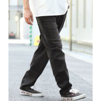 LUXSTYLE/ラグスタイル LUXSTYLE ワイドストレッチデニムパンツ/ストレッチ 伸縮性 大きいサイズ カジュアル ユーズド加工 色落ち リラックス 通年 オールシーズ/508451229
