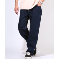 LUXSTYLE/ラグスタイル LUXSTYLE ワイドストレッチデニムパンツ/ストレッチ 伸縮性 大きいサイズ カジュアル ユーズド加工 色落ち リラックス 通年 オールシーズ/508451229