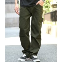 LUXSTYLE/ラグスタイル LUXSTYLE ワイドペインターストレッチツイルパンツ/ワイドパンツ チノパンツ メンズ ワークパンツ チノパン ユニセックス ワークテイスト /508451231