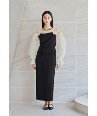 niana/ニアナ niana フラワーパターンドレープビスチェドレス 結婚式 成人式 二次会 同窓会 入学式 卒業式 パーティードレス オケージョンドレス お呼ばれワンピ/508451333
