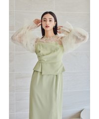 niana/ニアナ niana フラワーパターンドレープビスチェドレス 結婚式 成人式 二次会 同窓会 入学式 卒業式 パーティードレス オケージョンドレス お呼ばれワンピ/508451333