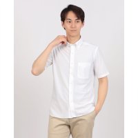 TETE HOMME/テットオム TETE HOMME ドライノンアイロンボタンダウンドレスシャツ / 半袖ビジネスシャツ/508451419