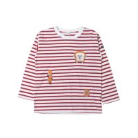 petit main/プティマイン petit main 【パンどろぼう】ボーダーモチーフ長袖Tシャツ/508451496