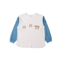 petit main/プティマイン petit main 【パンどろぼう】袖布帛Tシャツ/508451497