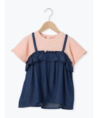 Samansa Mos2 Lagom/サマンサモスモス ラーゴム Samansa Mos2 Lagom ◎フリルビスチェドッキングTシャツ/508451664