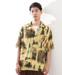 THE SHOP TK(Men)/ザ ショップ ティーケー(メンズ) THE SHOP TK(Men) アートプリントメッシュシャツ/508452025