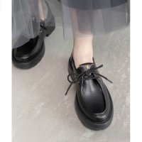 RANDA/ランダ RANDA モノグラムレースアップローファー/508452064