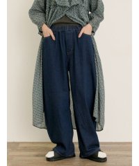 Samansa Mos2/サマンサ モスモス Samansa Mos2 【S/M/Lサイズ】刺繍デニム/ヒッコリーカーブパンツ/508452336