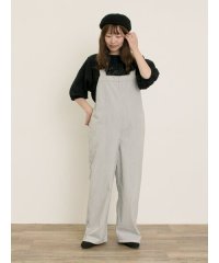 Samansa Mos2/サマンサ モスモス Samansa Mos2 刺繍デニム/ヒッコリーサロペットパンツ/508452337