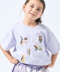 SHOO・LA・RUE(Kids) /シューラルー キッズ SHOO・LA・RUE／Kids 刺繍ロゴ転写プリントGIRLSTシャツ/508452350